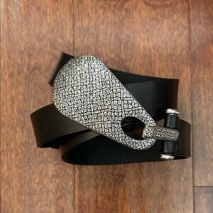 Brighton | Accessories | Vintage Brighton Black Croc Leather  display picture 1